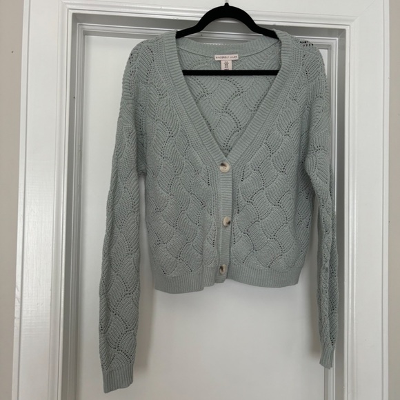 Sincerly Jules Pointelle Knit Cardigan - Picture 2 of 3